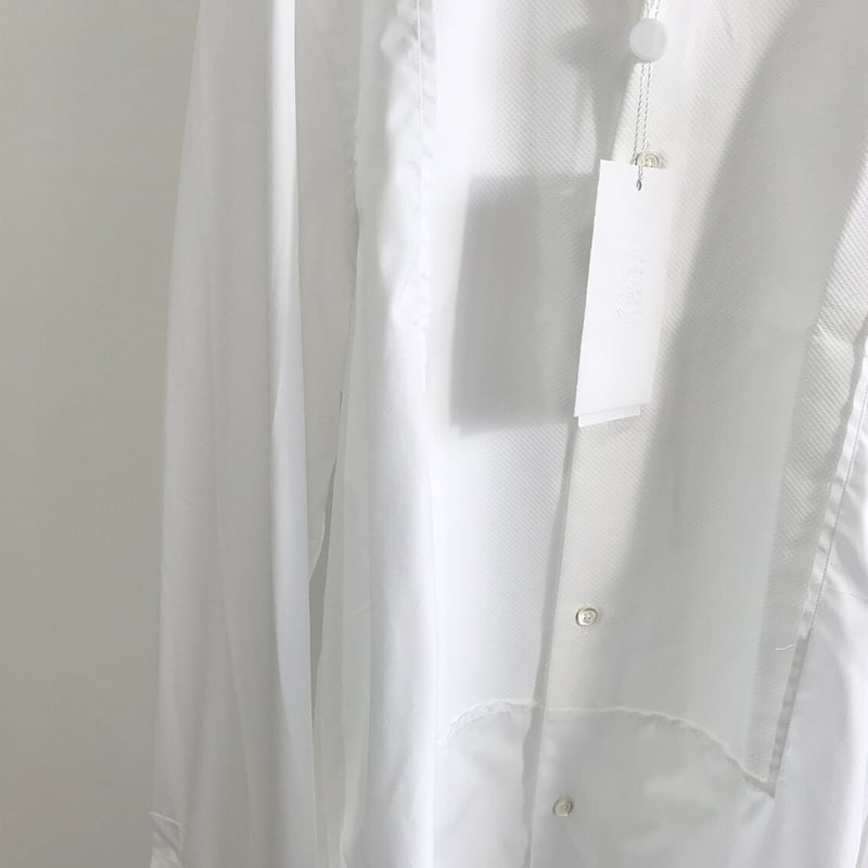 新品 maison margiela 2019ss tack dress shirt whit