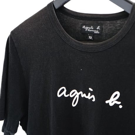agnès b logo tops