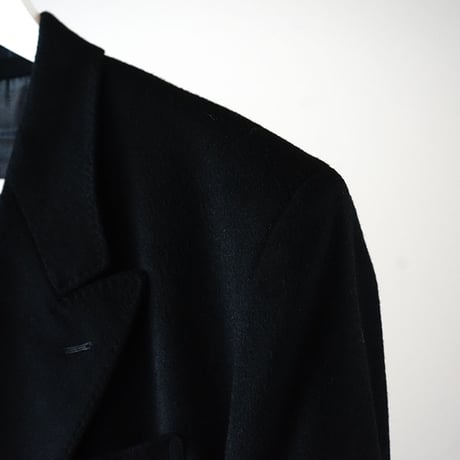 vintage cashmere double Chesterfield coat