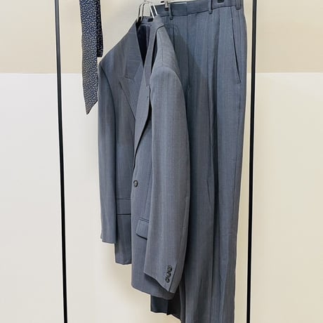 setup suit + hermes necktie #6
