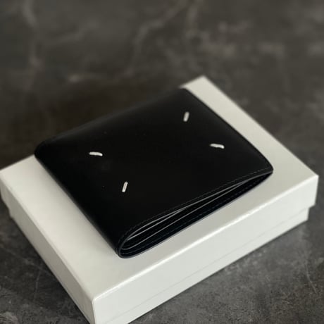 maison margiela four stitch leather wallet