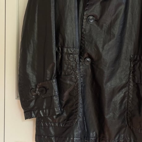 driesvannoten 2021aw pic leather double coat
