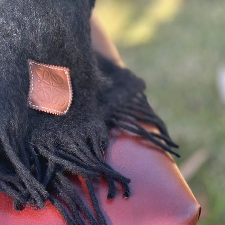 【国内正規】loewe anagram mohair muffler B