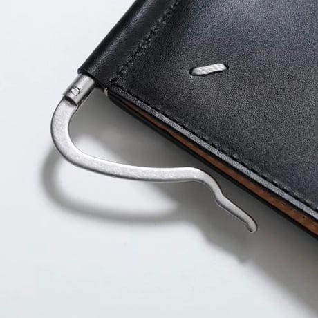 新品 maison margiela money clip leather wallet
