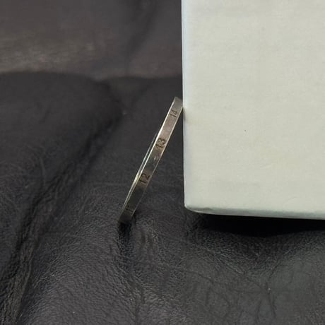 新品 maison margiela silver number ring 20号
