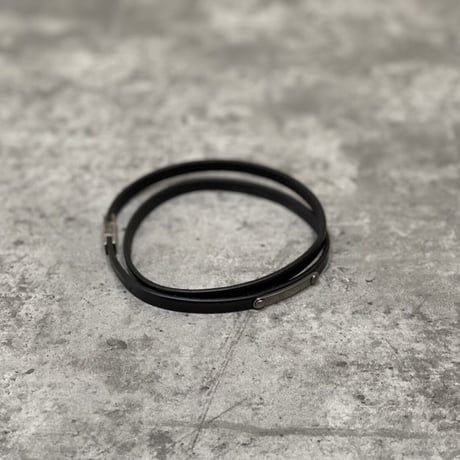 新品 saintlaurent 2022ss leather bracelet