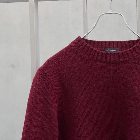 jilsander bordeaux knit