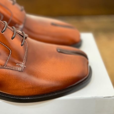 新品 maison margiela 2020aw tabi leather shose 42