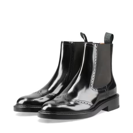 dior “CD“ medallion logo side gore heel boots 41