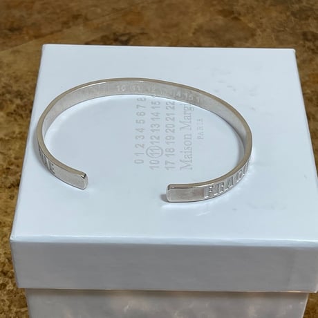 新品 maison margiela 2019aw silver bangle