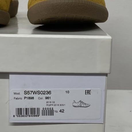 新品  maison margiela german trainer