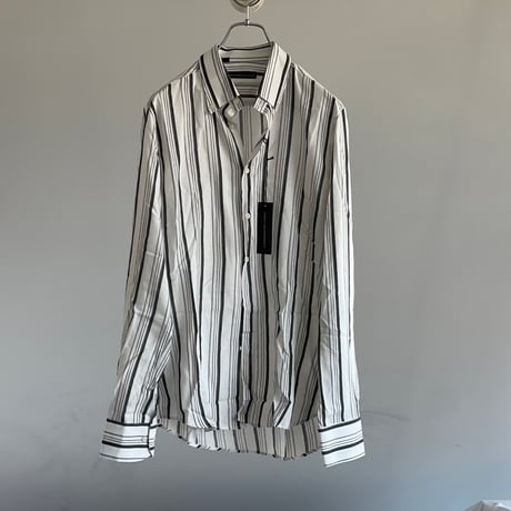 新品 alessandro dell'acqua stripe shirt