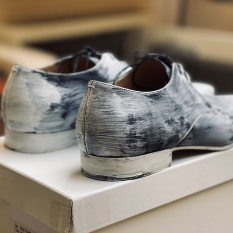 新品 maison margiela 2021ss "penki" leather shose
