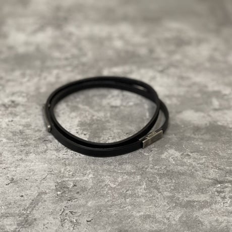 新品 saintlaurent 2022ss leather bracelet