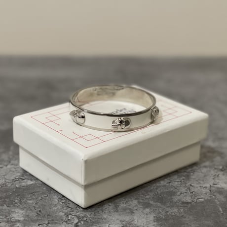 新品 alexander mcqueen 2021ss silver bangle