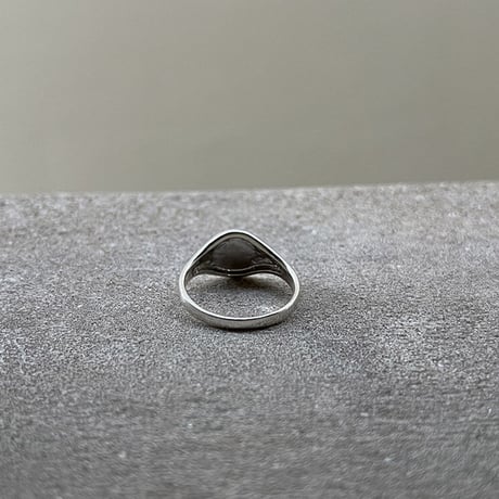 atelier sample silver925 ring"signet" 14号