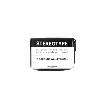 新品 maison margiela stereotype leather wallet