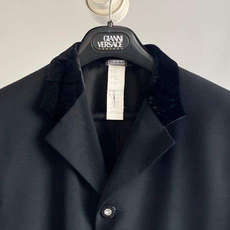 新品 gianni versace long coat set up suit 48