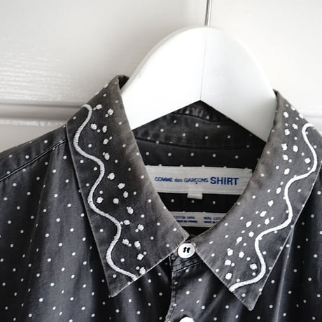 comme des garcons shirt dot shirt