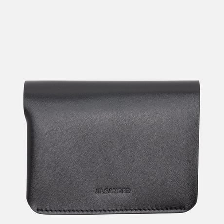 新品 jilsander drawstrings leather logo mini wallet