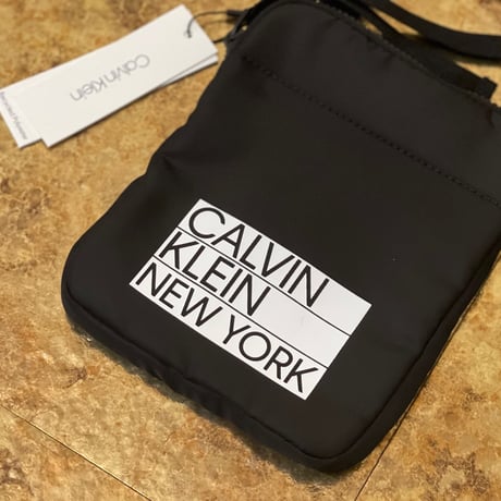 新品 calvin klein 2021ss logo shoulder bag