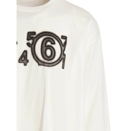 新品 mm6 maison margiela 2023 over size logo tops S