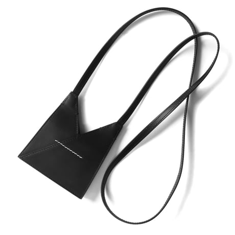 新品 mm6 maison margiela japanese leather shoulder bag