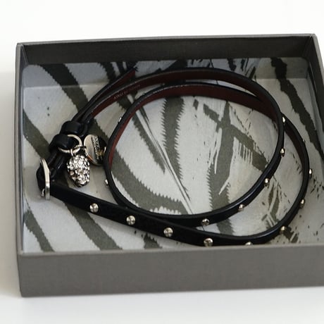未使用 alexander mcqueen scull motifa bracelet