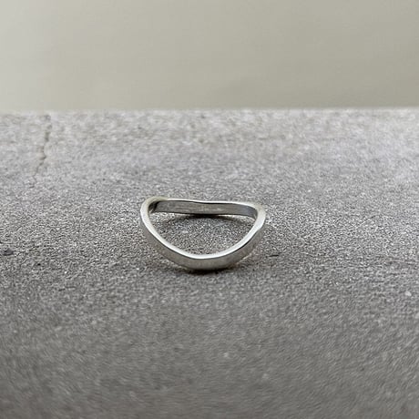 atelier sample silver925 ring"curve" 17号