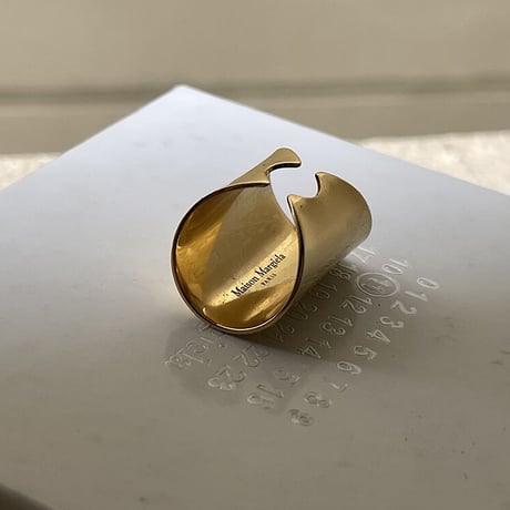 新品 maison margiela 2019aw gold ring 15号