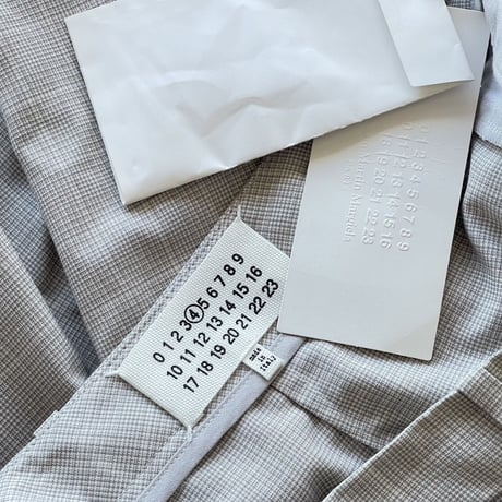 新品 maison margiela silk wool trousers