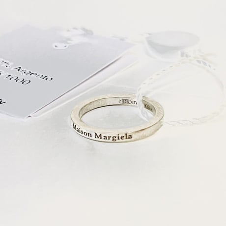 新品 maison margiela 2022ss logo ring 14号