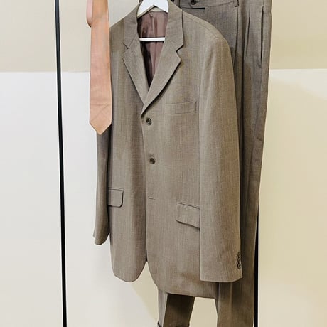 setup suit + hermes necktie #18