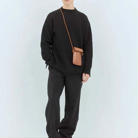 新品 dries van noten 2024aw leather soulder bag