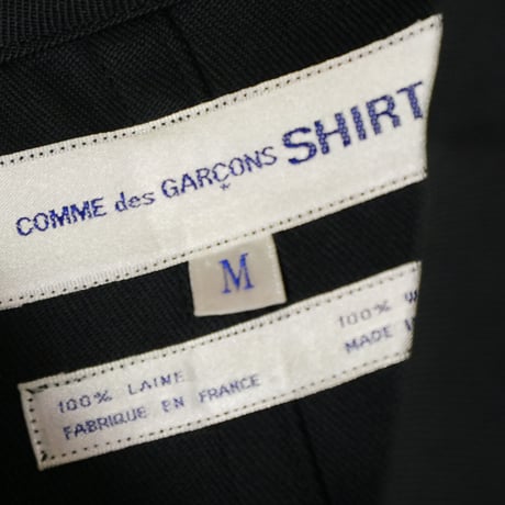 COMME des GARCONS SHIRT made in Flance wool coat