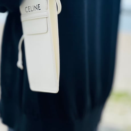新品 celine 2023 leather shoulder pouch