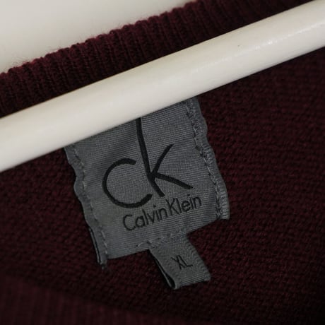   CALVIN KLEIN  argyle knit