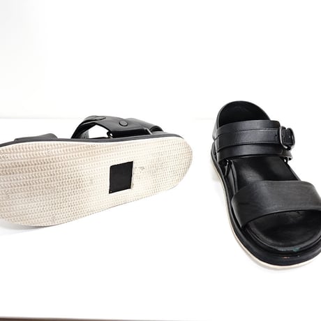 maison margiela leather sandals