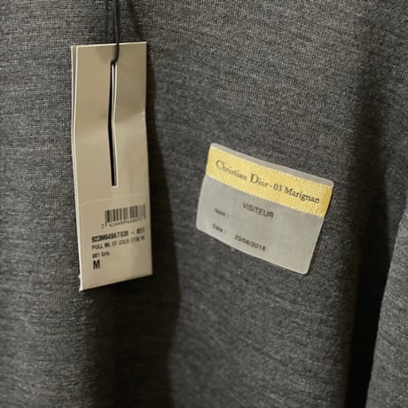新品 2019ss dior visitor patch knit