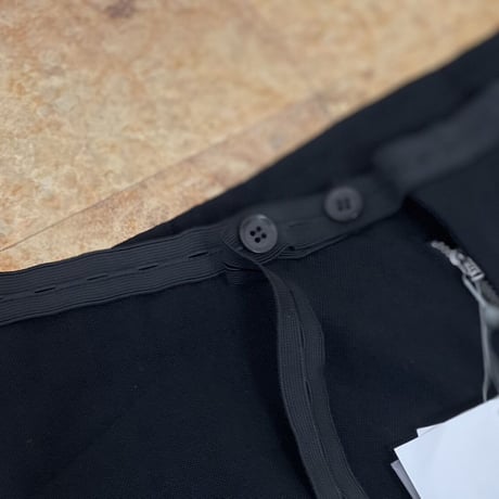 新品 yohji yamamoto black trousers 2