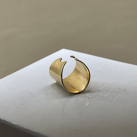 新品 maison margiela 2019aw gold ring 14号