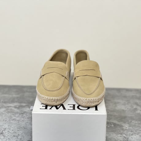 新品 loewe 2022ss leather loafer
