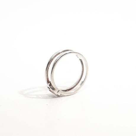 gucci motifa silver 925 ring 11号