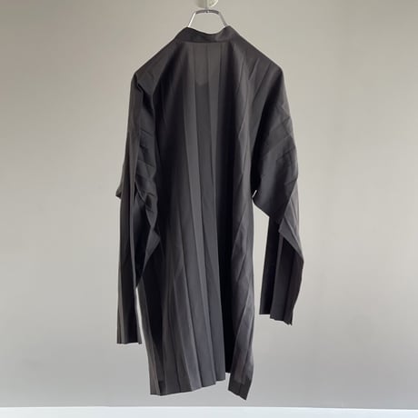 新品 homme plisse issey miyake over size pleats shirt