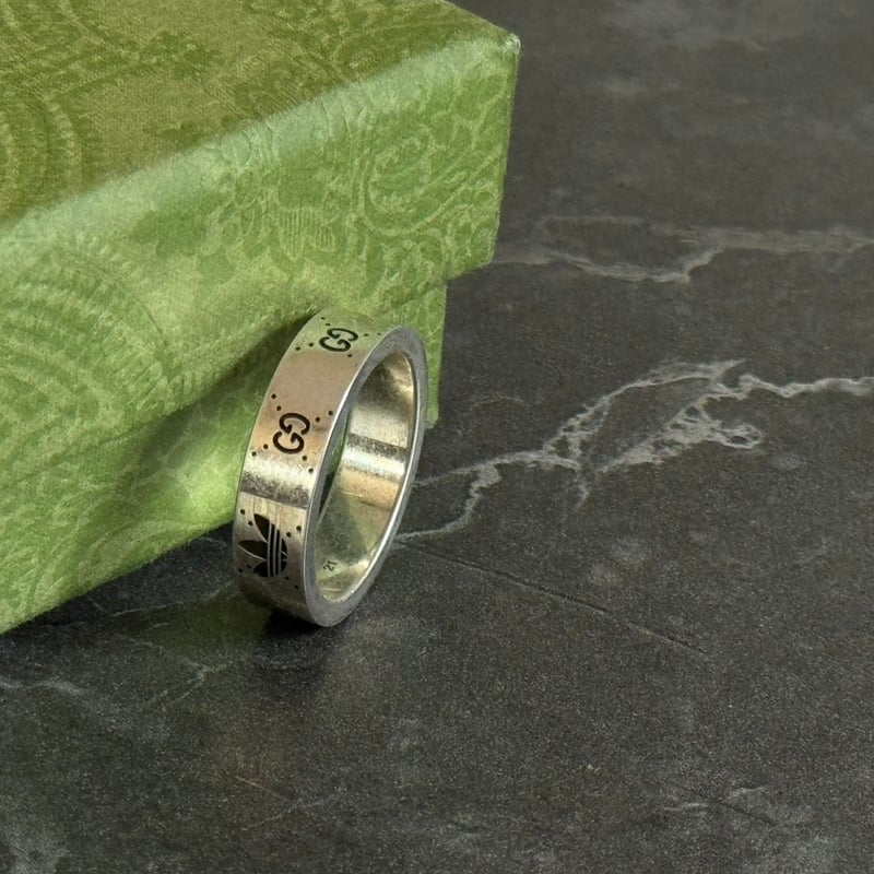 gucci adidas silver ring 21号 | requality