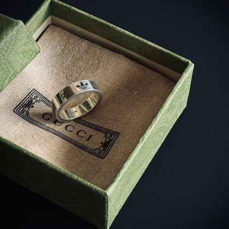 gucci adidas silver ring 23号