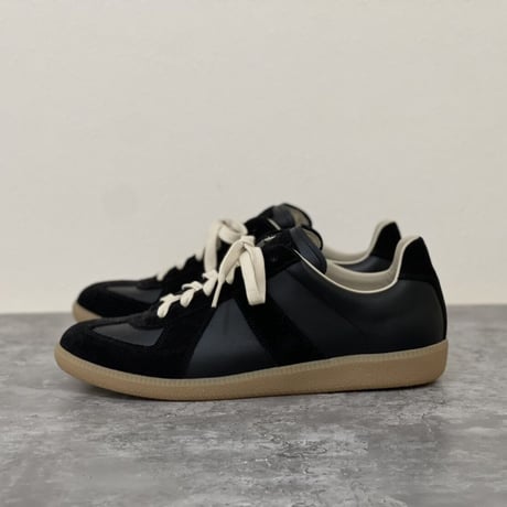 新品 maison margiela 2022aw replica german trainer black 40