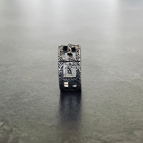 gucci 2023aw “square G” silver ring 18号