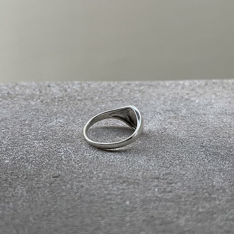 atelier sample silver925 ring"signet" 14号