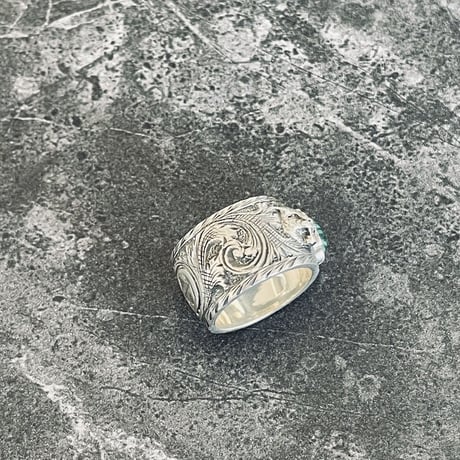 gucci 2023ss interlocking cat head silver ring 23号